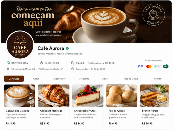 Modelo Café Aurora