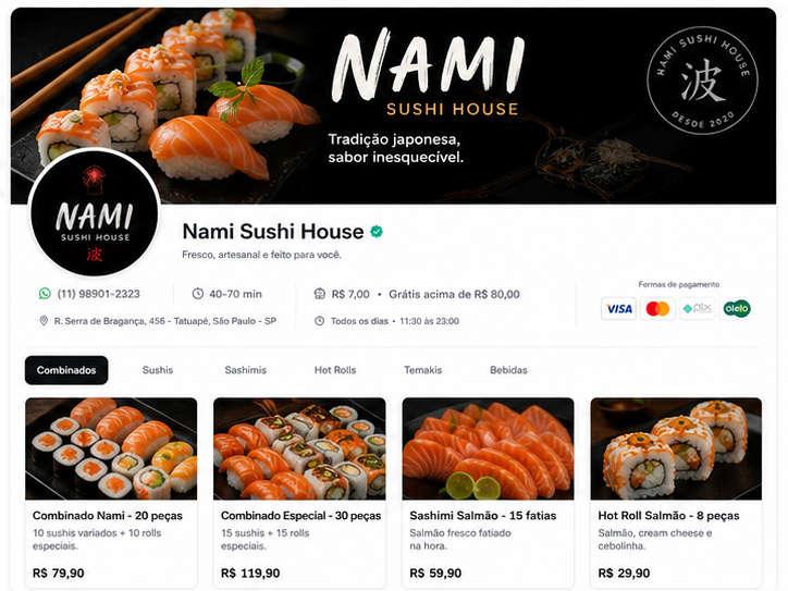 Modelo Nami Sushi House